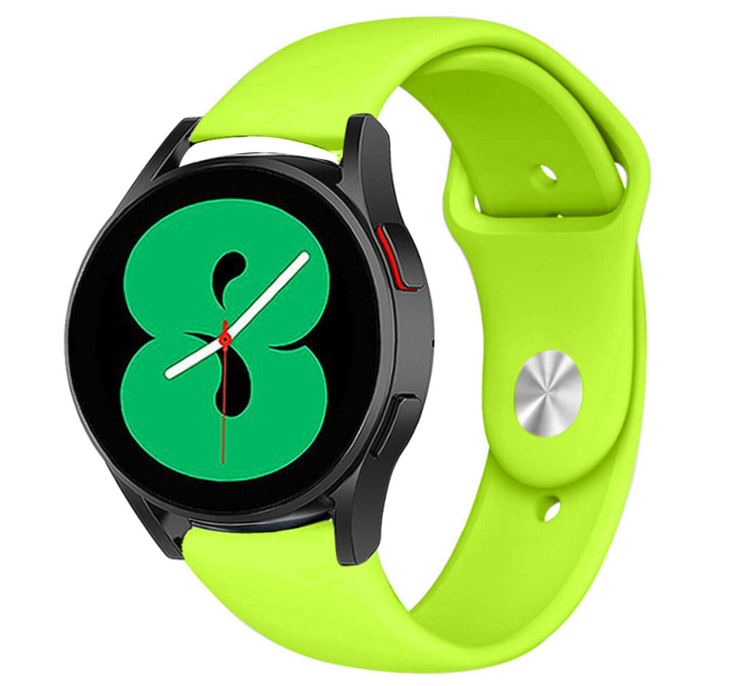 Strap-it® Strap-it Samsung Galaxy Watch 4 - 40mm Sportarmband (HellGrün)
