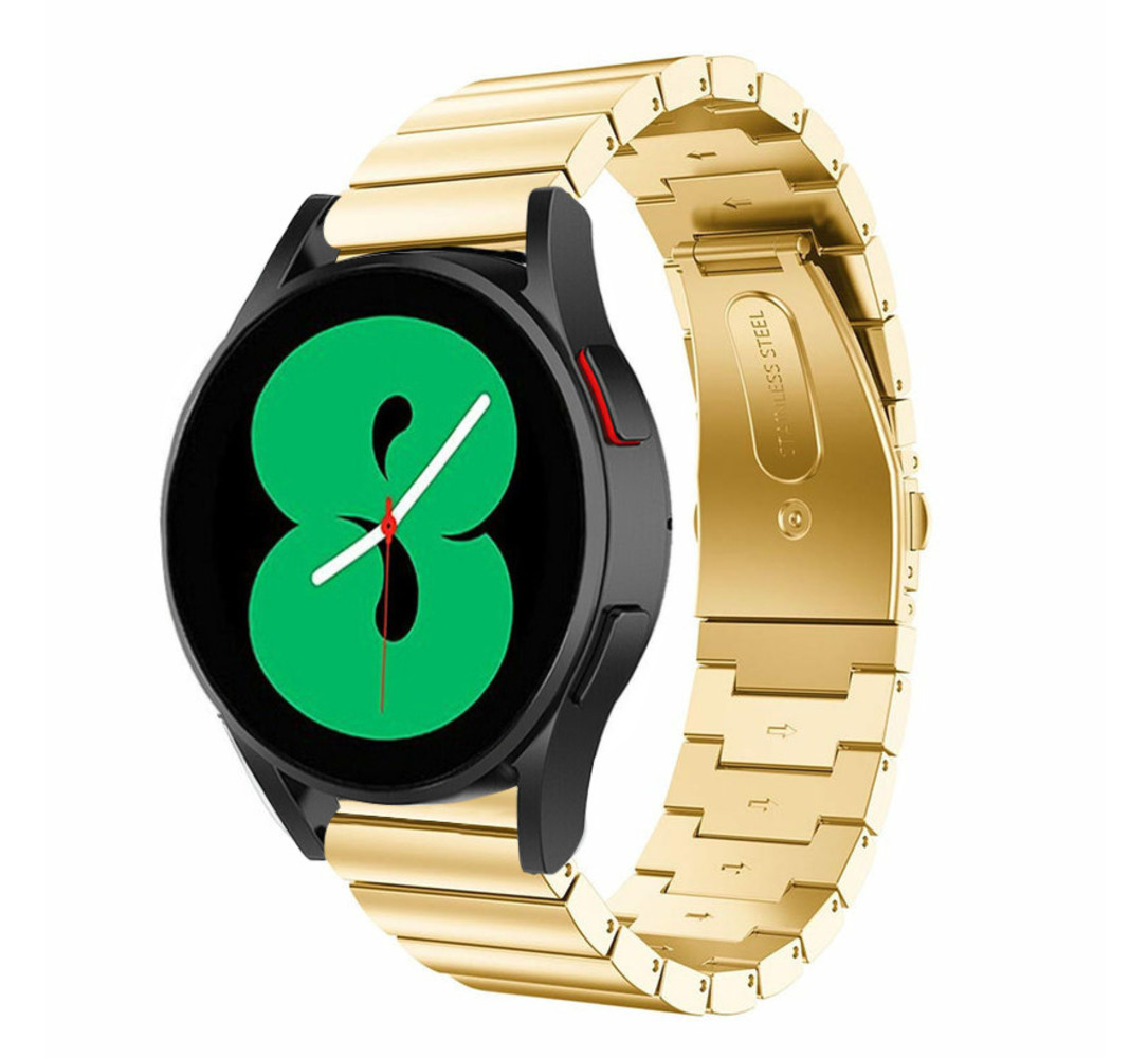 Strap-it® Strap-it Samsung Galaxy Watch 4 - 40mm Metallarmband (Gold)