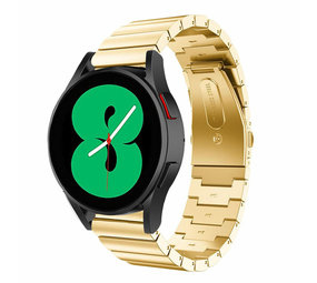 Strap-it® Samsung Galaxy Watch 4 - 40mm Metallarmband (Gold) Strap-it® Samsung Galaxy Watch 4 - 40mm Metallarmband (Gold)