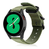Strap-it® Samsung Galaxy Watch 4 - 40mm Nylon-Schnallenband (Grün)