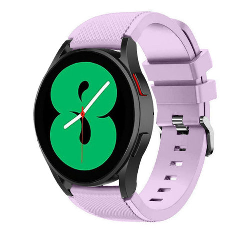 Strap-it® Strap-it Samsung Galaxy Watch 4 - 40mm Silikonarmband (Lila)