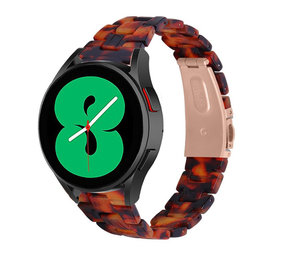 Strap-it® Samsung Galaxy Watch 4 - 40mm Resinarmband (Lava) Strap-it® Samsung Galaxy Watch 4 - 40mm Resinarmband (Lava)