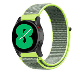Strap-it® Samsung Galaxy Watch 4 - 40mm Nylonarmband ( Fluoreszierend ) Strap-it® Samsung Galaxy Watch 4 - 40mm Nylonarmband ( Fluoreszierend )