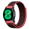 Strap-it® Strap-it Samsung Galaxy Watch 4 - 44mm Nylonarmband (Schwarz/Rot) Strap-it® Strap-it Samsung Galaxy Watch 4 - 44mm Nylonarmband (Schwarz/Rot)