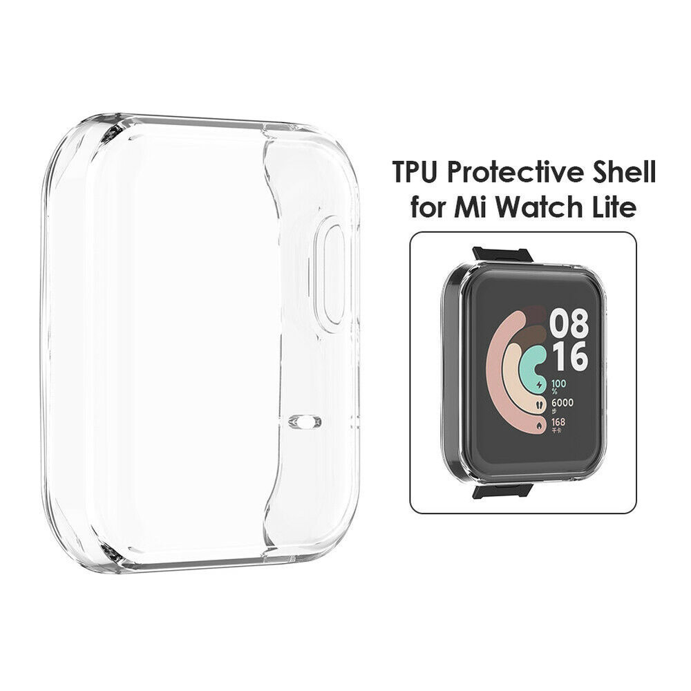 Strap-it® Strap-it Xiaomi Mi Watch Lite TPU-Schutzhülle (Transparent) Strap-it® Strap-it Xiaomi Mi Watch Lite TPU-Schutzhülle (Transparent)