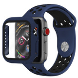 Strap-it® Apple Watch Sportarmband + TPU Hülle (Blau/Schwarz) Strap-it® Apple Watch Sportarmband + TPU Hülle (Blau/Schwarz)