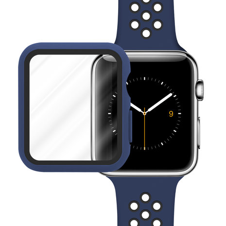 Strap-it® Strap-it Apple Watch Sportarmband + TPU-Hülle (Blau/Schwarz) Strap-it® Strap-it Apple Watch Sportarmband + TPU-Hülle (Blau/Schwarz)