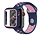 Strap-it Apple Watch Sportarmband + TPU-Hülle (Blau/Rosa)