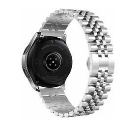 Strap-it® Samsung Galaxy Watch Active Jubilee Stahlband (Silber) Strap-it® Samsung Galaxy Watch Active Jubilee Stahlband (Silber)