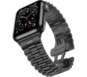 Strap-it® Apple Watch Presidential Stahlband (Schwarz) Strap-it® Apple Watch Presidential Stahlband (Schwarz)