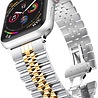 Strap-it® Strap-it Apple Watch Jubilee Stahlband (Silber/Gold) Strap-it® Strap-it Apple Watch Jubilee Stahlband (Silber/Gold)