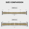 Strap-it® Strap-it Apple Watch Jubilee Stahlband (Silber/Gold) Strap-it® Strap-it Apple Watch Jubilee Stahlband (Silber/Gold)