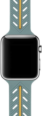 Strap-it® Strap-it Apple Watch Special Edition Band (Grün/Orange)