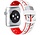 Strap-it Apple Watch Special Edition Band (Weiß/Rot)