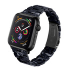 Strap-it® Strap-it Apple Watch Stahlarmband (Schwarz/Weiß)