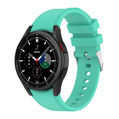 Strap-it® Strap-it Samsung Galaxy Watch 4 Classic 42mm Armband Silikon (Aqua)