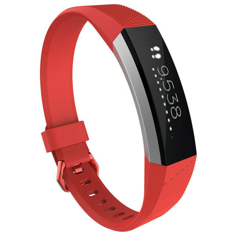 Strap-it® Strap-it® Fitbit Alta / Alta HR Silikonarmband (Rot)
