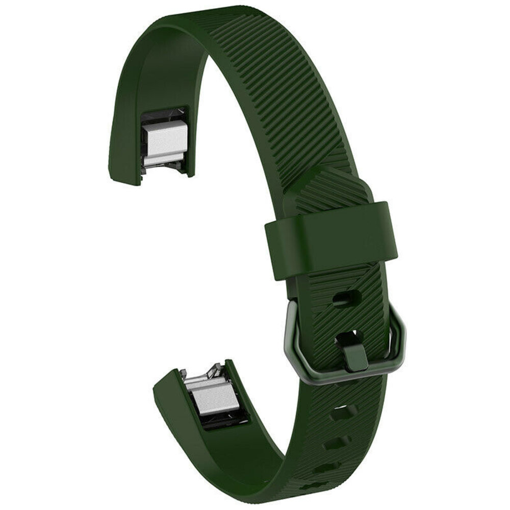 Strap-it® Strap-it® Fitbit Alta / Alta HR Silikonarmband (Armeegrün)