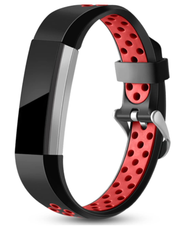 Strap-it® Strap-it® Fitbit Alta / Alta HR Sportarmband (Schwarz/Rot) Strap-it® Strap-it® Fitbit Alta / Alta HR Sportarmband (Schwarz/Rot)