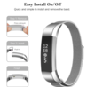 Strap-it® Strap-it® Fitbit Alta / Alta HR Milanese Armband (Silber) Strap-it® Strap-it® Fitbit Alta / Alta HR Milanese Armband (Silber)