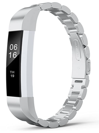 Edelstahl Metall Ersatzband Armband Uhrenarmband Strap für Fitbit Alta Alta HR 