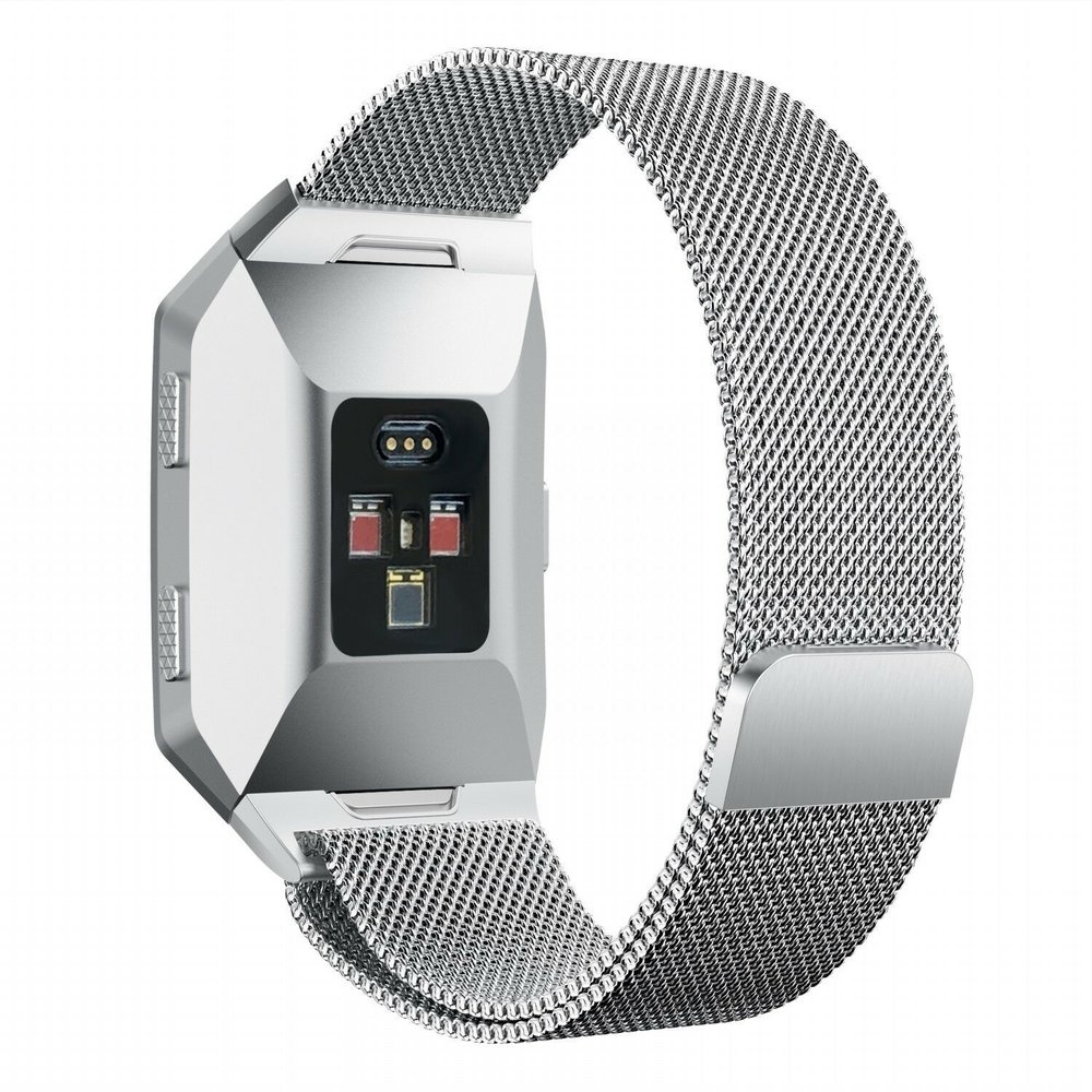Strap-it® Strap-it® Fitbit Ionic Milanese Armband (Silber)