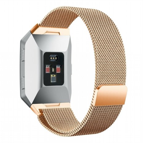 Strap-it® Strap-it® Fitbit Ionic Milanese Armband (Roségold) Strap-it® Strap-it® Fitbit Ionic Milanese Armband (Roségold)