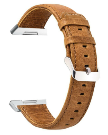 Strap-it® Strap-it® Fitbit Ionic Lederarmband (Braun) Strap-it® Strap-it® Fitbit Ionic Lederarmband (Braun)