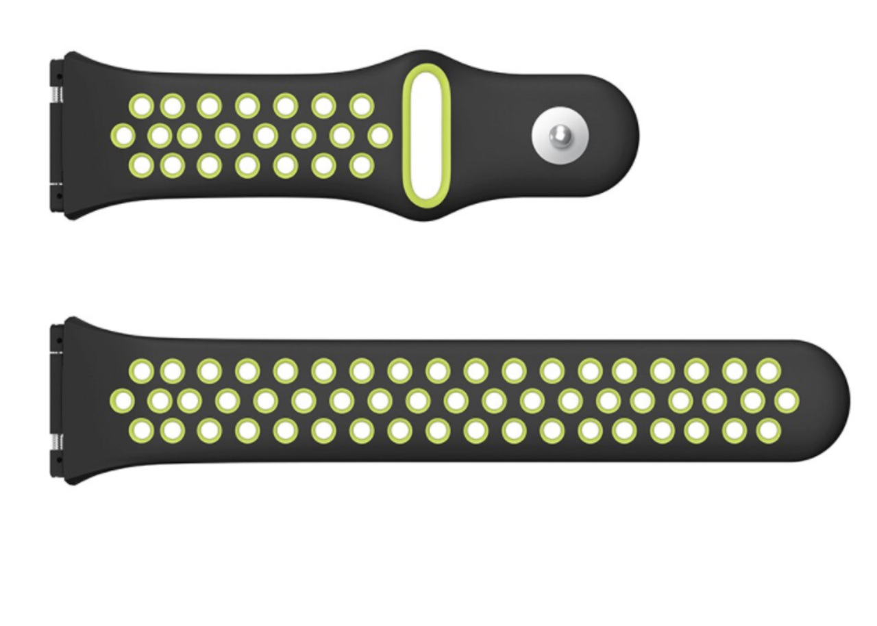 Strap-it® Strap-it® Fitbit Ionic Sportarmband (Schwarz/Gelb) Strap-it® Strap-it® Fitbit Ionic Sportarmband (Schwarz/Gelb)