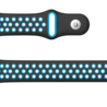Strap-it® Strap-it® Fitbit Ionic Sportarmband (Schwarz/Blau) Strap-it® Strap-it® Fitbit Ionic Sportarmband (Schwarz/Blau)
