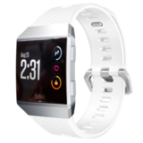 Strap-it® Fitbit Ionic Silikonarmband (Weiß) Strap-it® Fitbit Ionic Silikonarmband (Weiß)