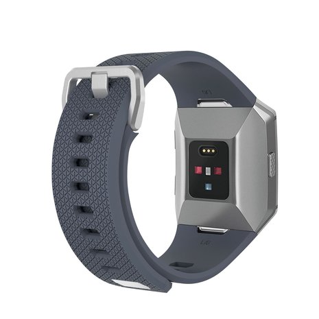 Strap-it® Strap-it® Fitbit Ionic Silikonarmband (Graublau) Strap-it® Strap-it® Fitbit Ionic Silikonarmband (Graublau)
