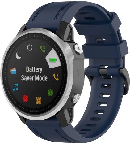 Strap-it® Strap-it® Garmin Fenix 5s/6s Silikonarmband (Dunkelblau) Strap-it® Strap-it® Garmin Fenix 5s/6s Silikonarmband (Dunkelblau)