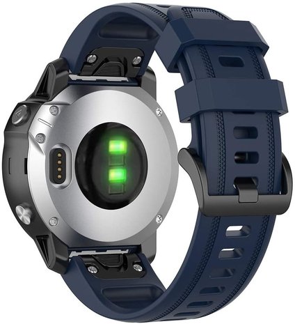 Strap-it® Strap-it® Garmin Fenix 5s/6s Silikonarmband (Dunkelblau) Strap-it® Strap-it® Garmin Fenix 5s/6s Silikonarmband (Dunkelblau)