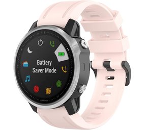 Strap-it® Garmin Fenix 5s/6s Silikonarmband (HellRosa) Strap-it® Garmin Fenix 5s/6s Silikonarmband (HellRosa)