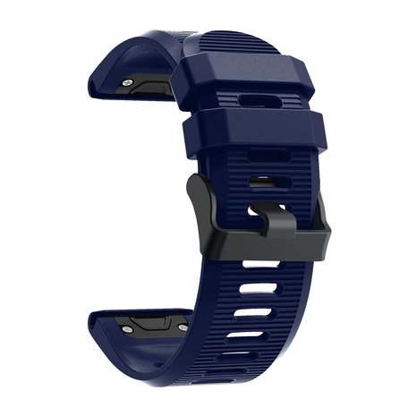 Strap-it® Strap-it® Garmin Fenix 5x/6x Silikonarmband (Dunkelblau) Strap-it® Strap-it® Garmin Fenix 5x/6x Silikonarmband (Dunkelblau)