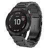 Strap-it® Strap-it® Garmin Fenix 5x / 6x Stahlband (Schwarz) Strap-it® Strap-it® Garmin Fenix 5x / 6x Stahlband (Schwarz)