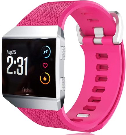 Strap-it® Strap-it® Fitbit Ionic Silikonarmband (Pink) Strap-it® Strap-it® Fitbit Ionic Silikonarmband (Pink)