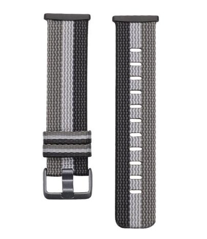 Strap-it® Strap-it® Fitbit Sense Woven Nylon Schnallenriemen (Schwarz-Weiß-Grau) Strap-it® Strap-it® Fitbit Sense Woven Nylon Schnallenriemen (Schwarz-Weiß-Grau)