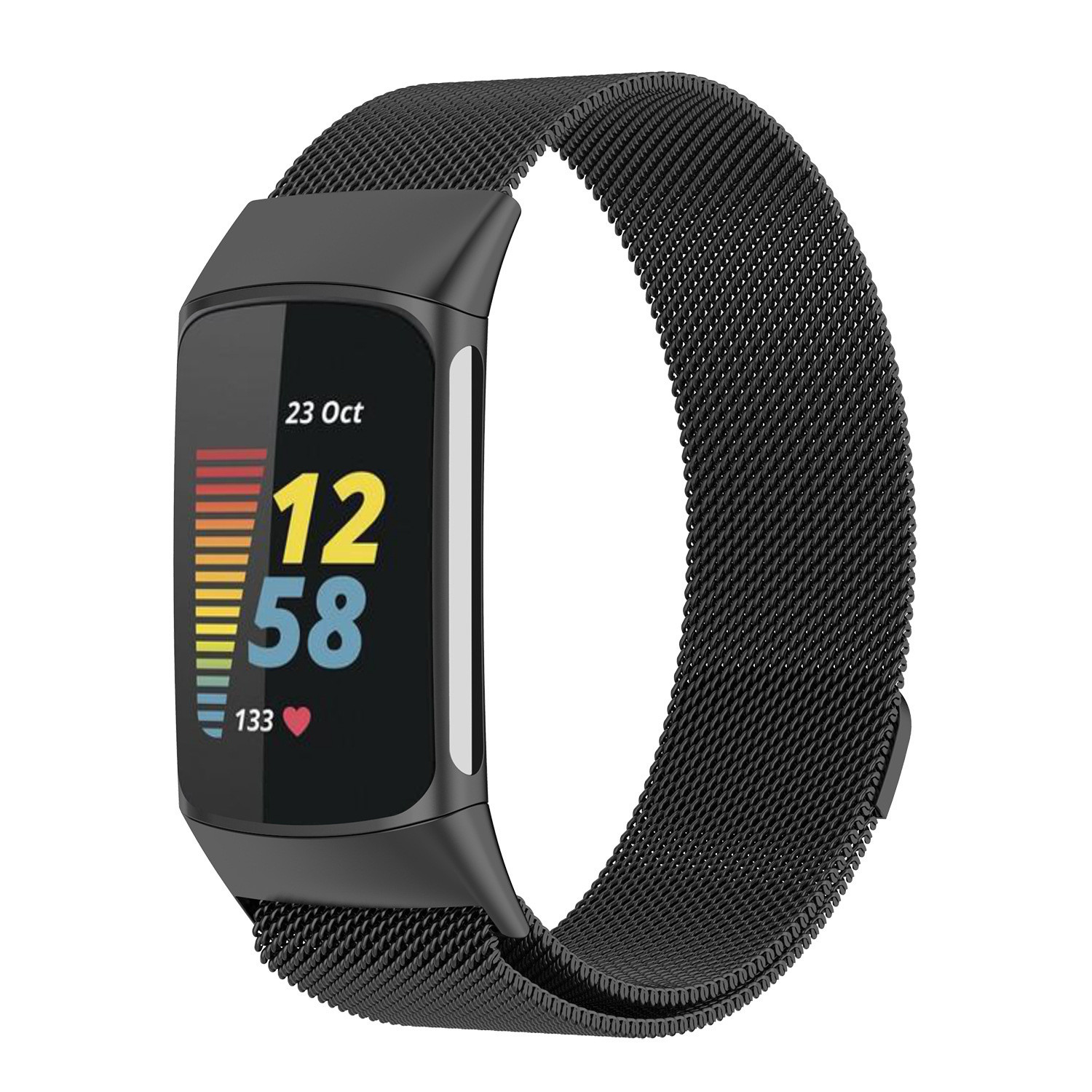 Armband Charge (Schwarz) Fitbit Milanese 5