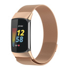 Strap-it® Strap-it® Fitbit Charge 5 Milanese Armband (Roségold)