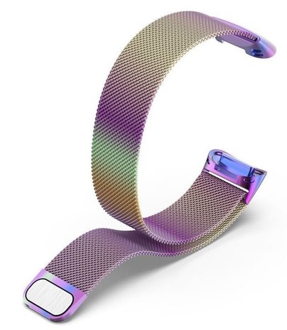 Strap-it® Strap-it® Fitbit Charge 5 Milanese Armband (Regenbogen) Strap-it® Strap-it® Fitbit Charge 5 Milanese Armband (Regenbogen)