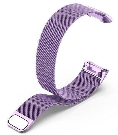 Strap-it® Strap-it® Fitbit Charge 5 Milanese Armband (Helllila) Strap-it® Strap-it® Fitbit Charge 5 Milanese Armband (Helllila)