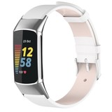Strap-it® Fitbit Charge 5 Lederarmband (Weiß) Strap-it® Fitbit Charge 5 Lederarmband (Weiß)