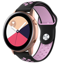 Strap-it® Strap-it Samsung Galaxy Watch Active / Active 2 Sportarmband (Schwarz Rosa)
