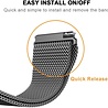 Strap-it® Strap-it® Polar Grit X Milanese Strap (Schwarz) Strap-it® Strap-it® Polar Grit X Milanese Strap (Schwarz)