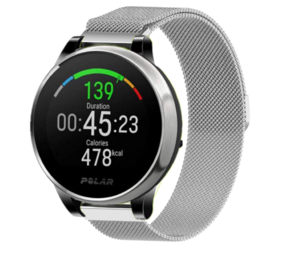 Strap-it® Polar Grit X Milanese Armband (Silber) Strap-it® Polar Grit X Milanese Armband (Silber)