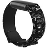 Strap-it® Strap-it® Black Floral Fitbit Charge 5 Armband Strap-it® Strap-it® Black Floral Fitbit Charge 5 Armband