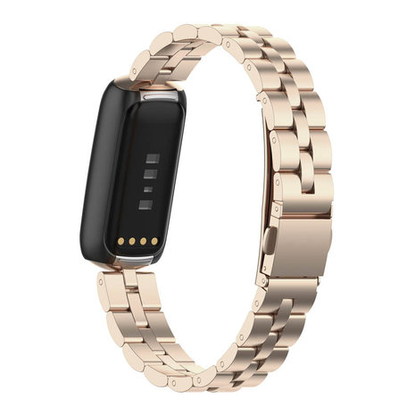 Strap-it® Strap-it Fitbit Luxe Stahlband (ChampagnerGold) Strap-it® Strap-it Fitbit Luxe Stahlband (ChampagnerGold)