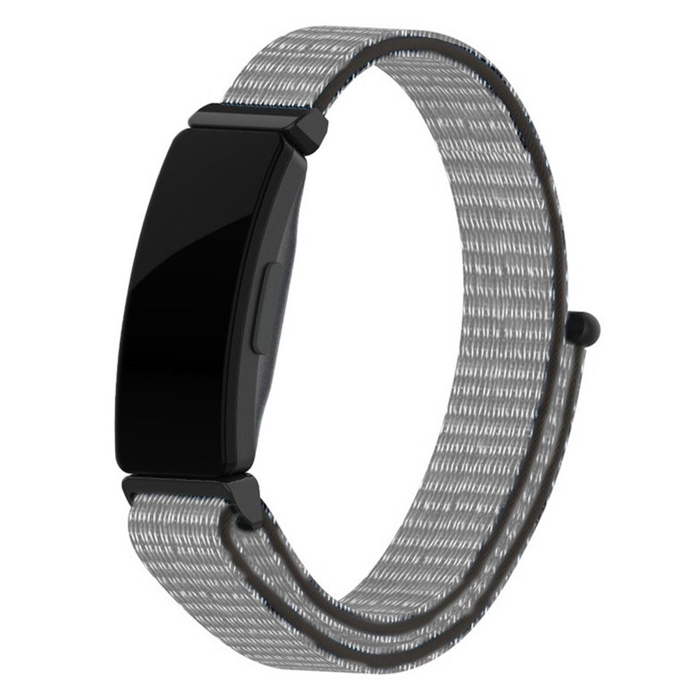 Strap-it® Strap-it Fitbit Inspire Nylonarmband (Grau-Schwarz) Strap-it® Strap-it Fitbit Inspire Nylonarmband (Grau-Schwarz)